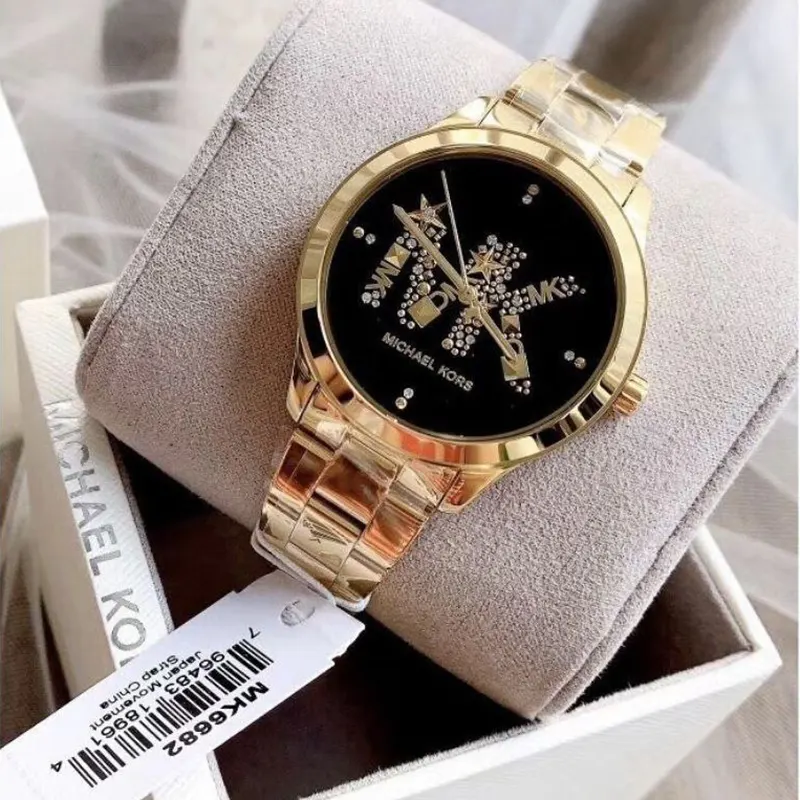 Michael Kors Runway Gold-tone Ladies Watch- MK6682